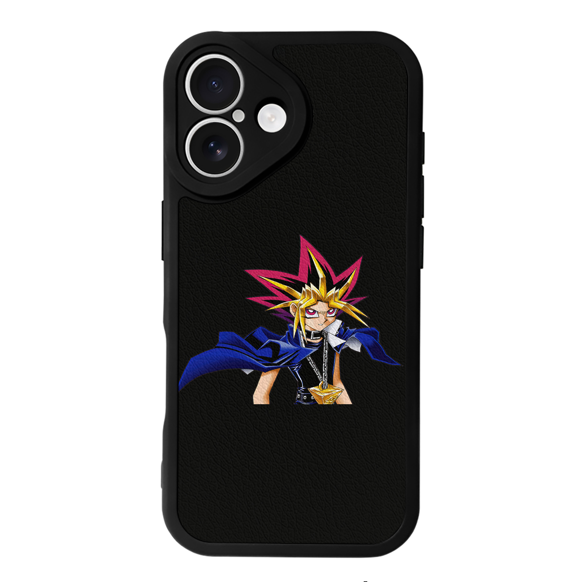 遊☆戯☆王 Yu-Gi-Oh! 【iPhone 16シリーズ対応】シリコンスマホケース（レザー調） 材質：シリコン